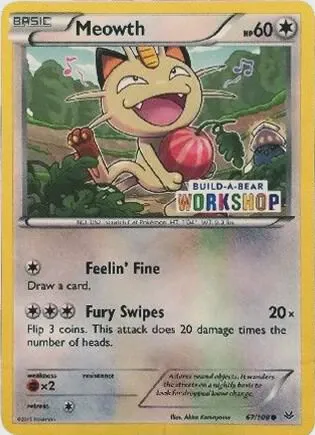 Meowth - 67/108 (Build-A-Bear Workshop Exclusive)