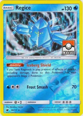 Regice - 28/111 (Pokemon League)