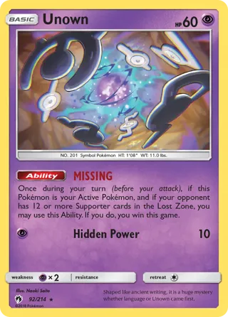 Unown (92)