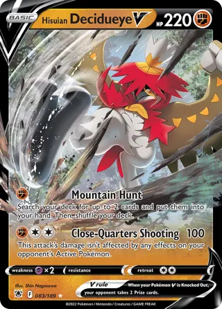 Hisuian Decidueye V - 2022 (Ondrej Skubal)