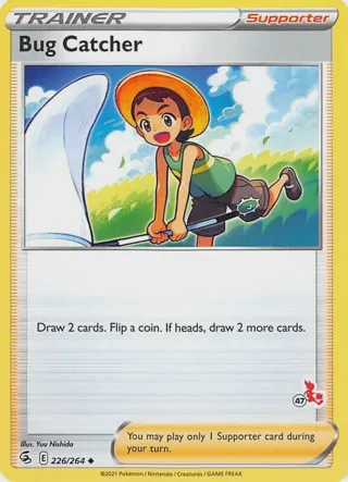 Bug Catcher - 226/264 (#47 Cinderace Stamped)