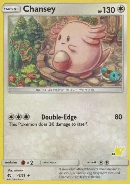 Chansey (#47 Pikachu Stamped)