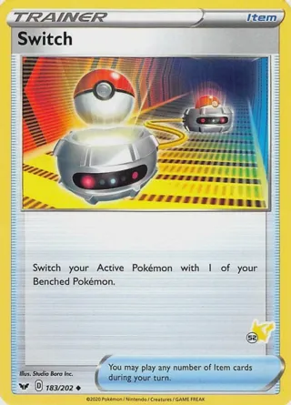 Switch - 183/202 (#52 Pikachu Stamped)