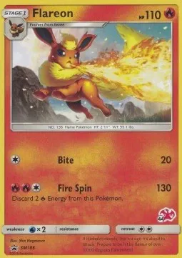 Flareon (#44 Charizard Stamped)