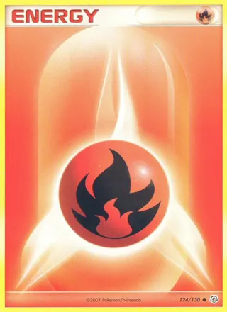 Fire Energy (2007 Unnumbered D/P Style Non-Holo)