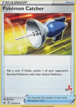 Pokemon Catcher (#54 Cinderace Stamped)
