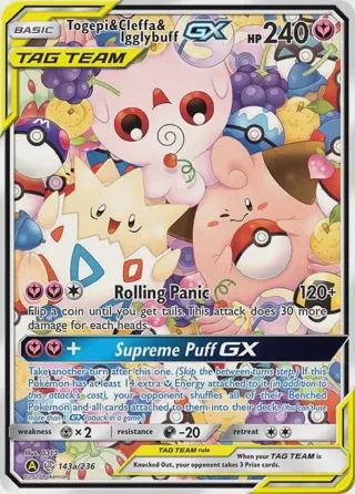 Togepi & Cleffa & Igglybuff GX - 143a/236