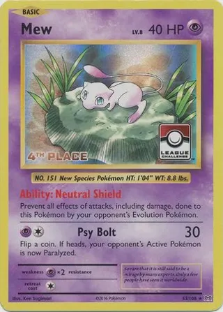Mew (League Challenge) [4th Place]