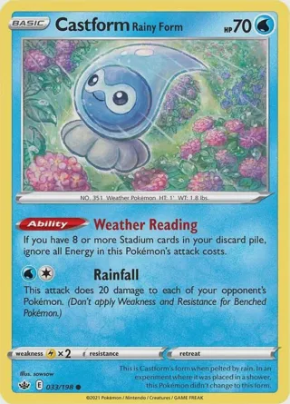 Castform Rainy Form