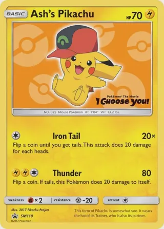 Ash's Pikachu - SM110