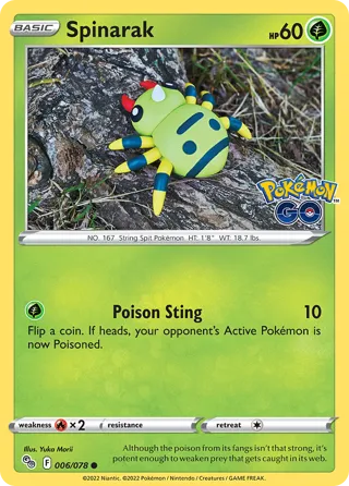 Spinarak (Peelable Ditto)