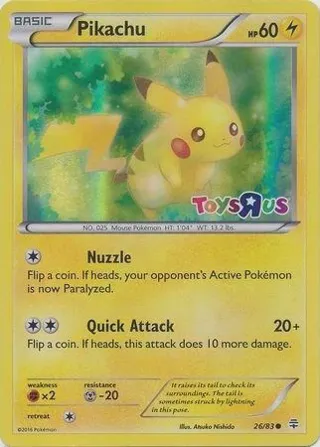 Pikachu - 26/83 (Toys R Us)