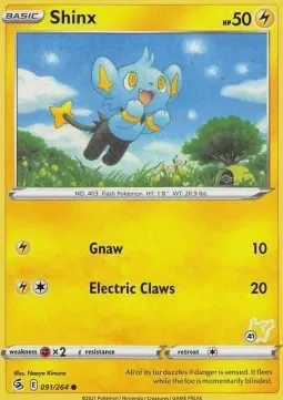 Shinx (#41 Pikachu Stamped)