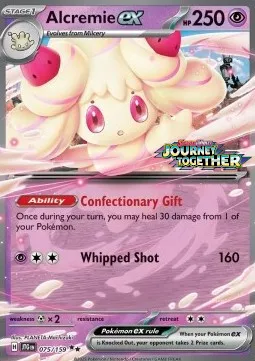Alcremie ex (Journey Together Stamped)