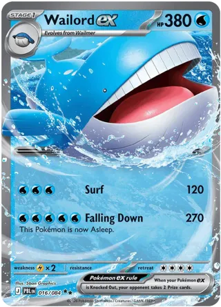 Wailord ex - 016/084