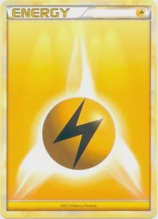 Lightning Energy (2010 Unnumbered HGSS Style Non-Holo)