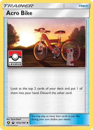 Acro Bike - 123a/168 (Pokemon League)