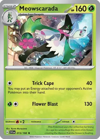 Meowscarada - 015/198 (Sparkle Holo)