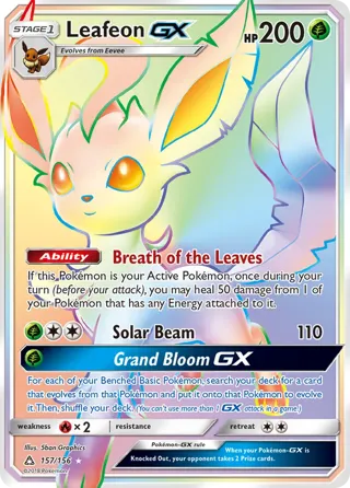 Leafeon GX (Secret Rare)
