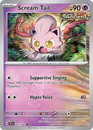 Scream Tail - 077/162 (Cosmos Holo)