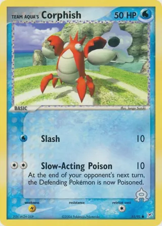Team Aqua's Corphish - 51/95
