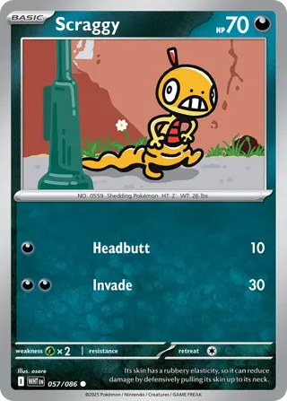 Scraggy (Poke Ball Pattern)