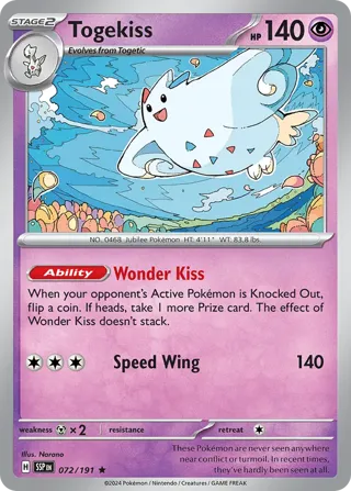 Togekiss - 072/191 (Cosmos Holo)