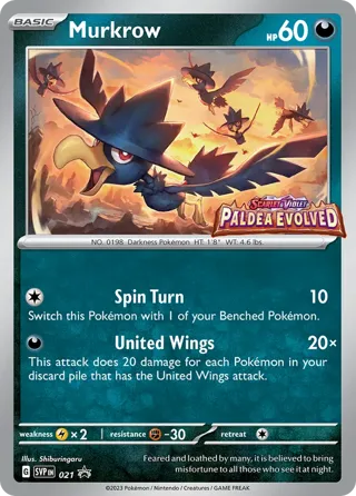 Murkrow - 021 (Prerelease)