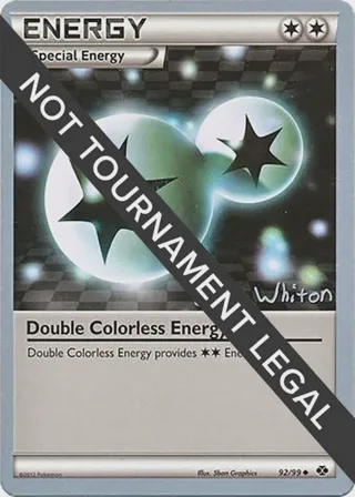 Double Colorless Energy - 2013 (Ian Whiton)