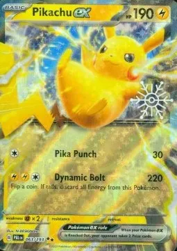 Pikachu ex (Holiday Calendar)