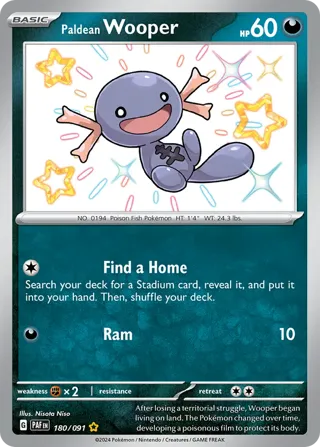 Paldean Wooper - 180/091