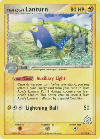 Team Aqua's Lanturn