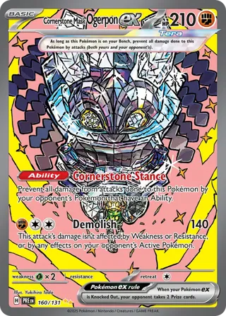 Cornerstone Mask Ogerpon ex - 160/131