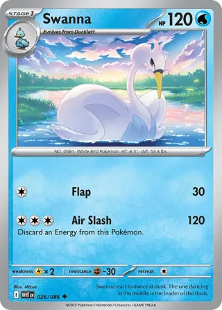 Swanna (Master Ball Pattern)