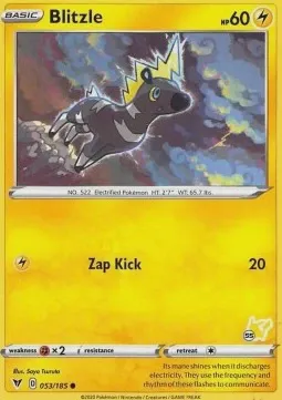 Blitzle (#55 Pikachu Stamped)