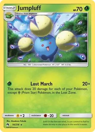 Jumpluff - 14/214 (Pokemon League)