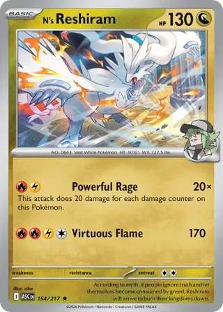 N's Reshiram (Poke Ball)