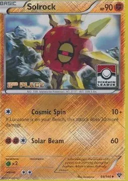 Solrock (Pokemon League) [3rd Place]