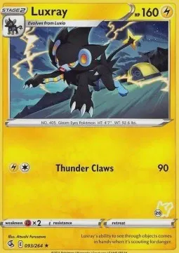 Luxray (#28 Pikachu Stamped)