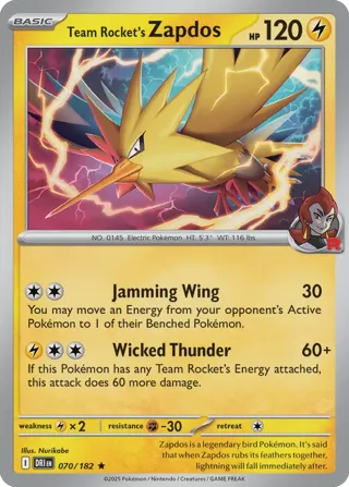 Team Rocket's Zapdos (EB Games Exclusive)