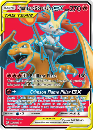 Charizard & Braixen GX (Full Art)