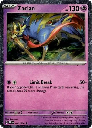 Zacian - 045/094 (Cosmos Holo)