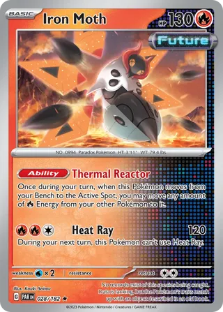Iron Moth - 028/182 (Non-Holo)