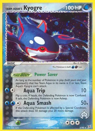 Team Aqua's Kyogre - 3/95 (EX Team Magma vs Team Aqua)