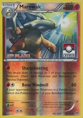 Marowak (Pokemon League) [3rd Place]