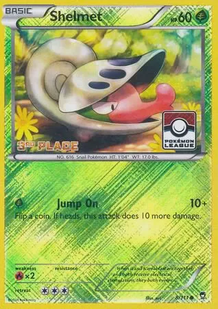 Shelmet - 8/111 (Pokemon League) [3rd Place]