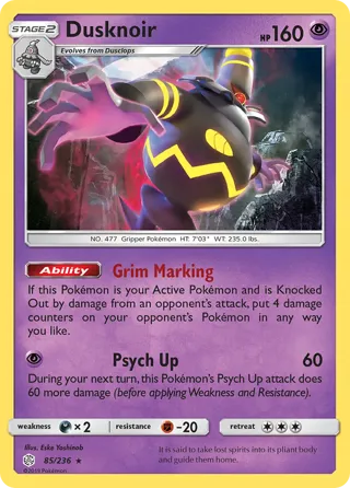 Dusknoir - 85/236 (Prerelease Kit Exclusive)