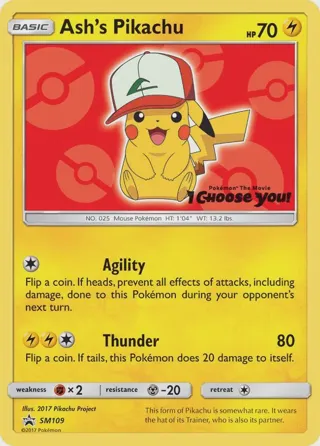 Ash's Pikachu - SM109