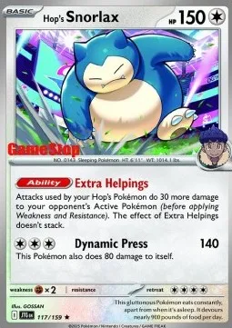 Hop's Snorlax (GameStop) (Cosmos Holo)