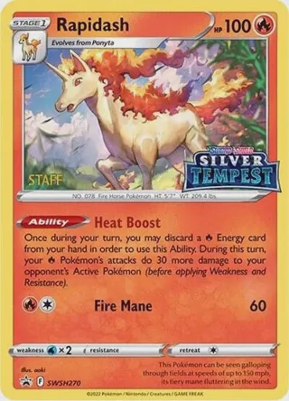 Rapidash - SWSH270 (Prerelease) [STAFF]